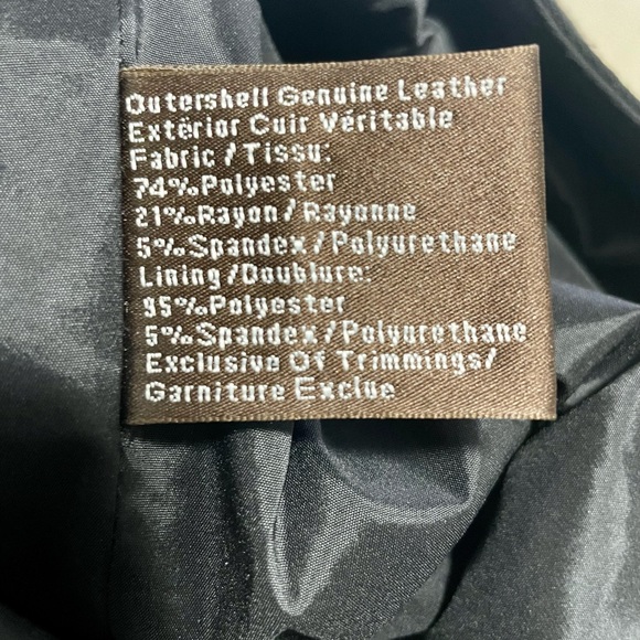 Danier | Leather-panelled Stretch Pant - Picture 12 of 13